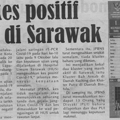 1. Satu Kes Positif Covid 19 Di Sarawak Utusan Sarawak Pg.4