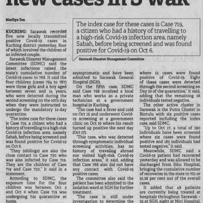 4. Covid 19 Four Siblings Among Five New Cases In Swak 19.10.20. Pg.3