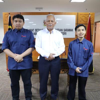 16 Oktober 2023 - Kunjungan Hormat Daripada Pengurus Aman Palestin Bhd Cawangan Sarawak