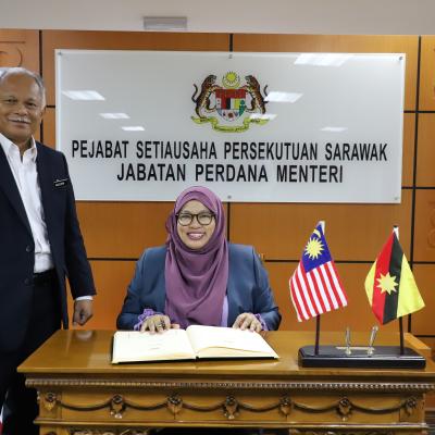 14 November 2023 - Kunjungan Hormat Daripada  Pemangku Pengarah Bank Simpanan Nasional (BSN) Sarawak 