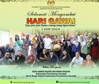 Video Ucapan Hari Gawai Dayak 2024