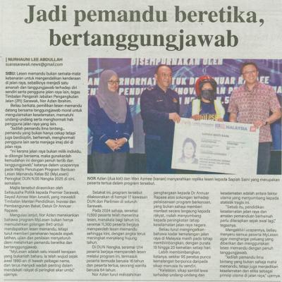 14 Oktober 2025 Suara Sarawak Pg.18 Jadi Pemandu Beretika Bertanggungjawab