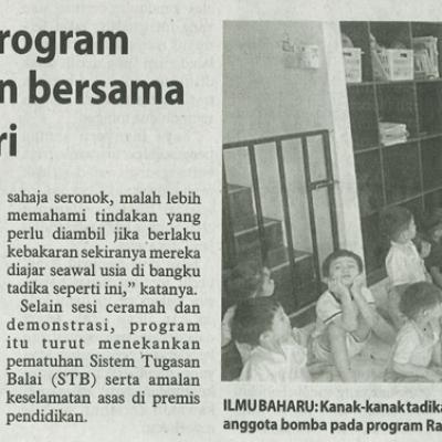 18 Oktober 2025 Utusan Borneo Pg.5 Bbp Lutong Jalankan Program Pendidikan Kebombaan Bersama Tadika Cahaya Matahari