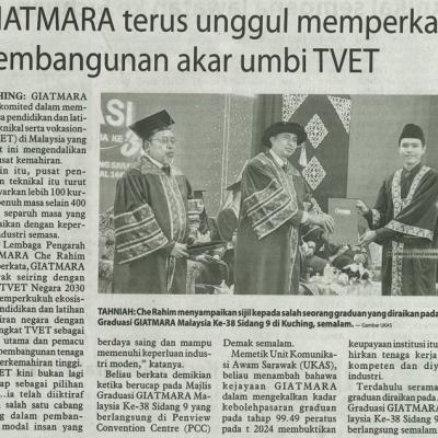 30 Oktober 2025 Utusan Borneo Pg.6 Giatmara Terus Unggul Memperkasa Pembangunan Akar Umbi Tvet