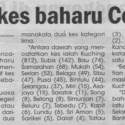 25.8.2021 Utusan Sarawak Pg.4 1543 Kes Baharu Covid 19