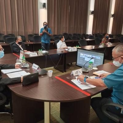 5 OGOS 2021- MESYUARAT JAWATANKUASA PEMANTAUAN PROJEK-PROJEK PERSEKUTUAN NEGERI SARAWAK (JKPPPNG BIL. 3/2021) DI PEJABAT RESIDEN MIRI