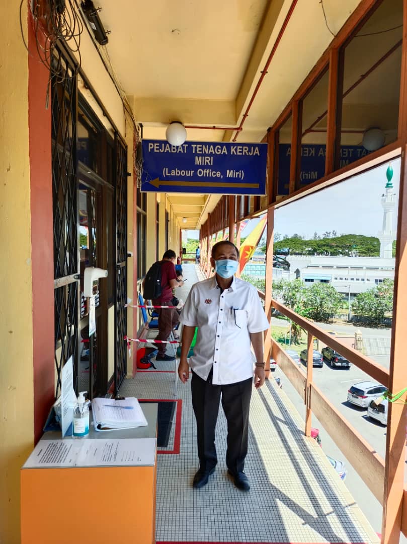 6 OGOS 2021- LAWATAN KE KUARTERS GUNASAMA PERSEKUTUAN MIRI JALAN 