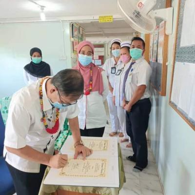 7 OGOS 2021-LAWATAN KE KLINIK KESIHATAN BA’KELALAN, LAWAS SARAWAK