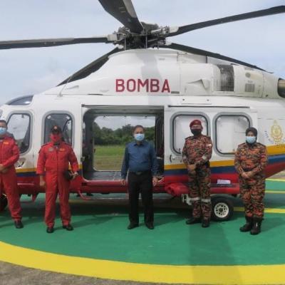 20 OGOS 2021- LAWATAN KERJA MENAIKI HELIKOPTER AGUSTA 139