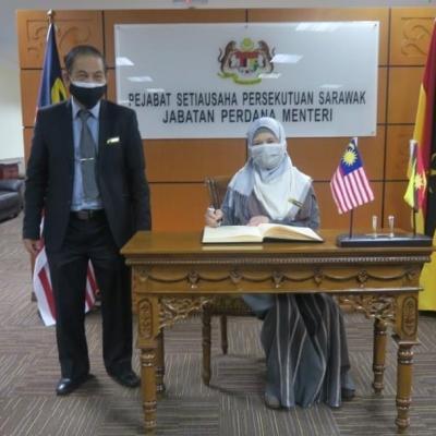 24 SEPTEMBER 2021- PUAN HAJAH NOR HAFIZAH BINTI MOHD AROP, PENGARAH PERBADANAN PRODUKTIVITI MALAYSIA (MPC) WILAYAH SARAWAK