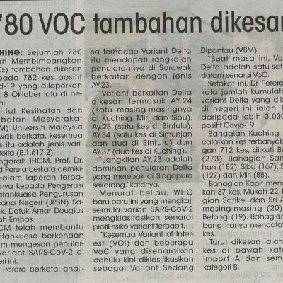 31.10.2021 Mingguan Sarawak Ms 4 780 Voc Tambahan Dikesan