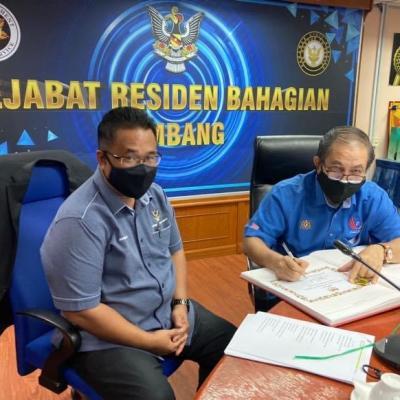 4 OKTOBER 2021- SESI TAKLIMAT MENGENAI PROJEK PEMBANGUNAN PERSEKUTUAN DI PEJABAT RESIDEN LIMBANG