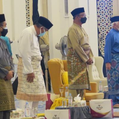 8 OKTOBER 2021- MENGHADIRI MAJLIS KESYUKURAN BERSEMPENA DENGAN SAMBUTAN PERAYAAN HARI LAHIR KE-85 TUAN YANG TERUTAMA YANG DI-PERTUA NEGERI SARAWAK 