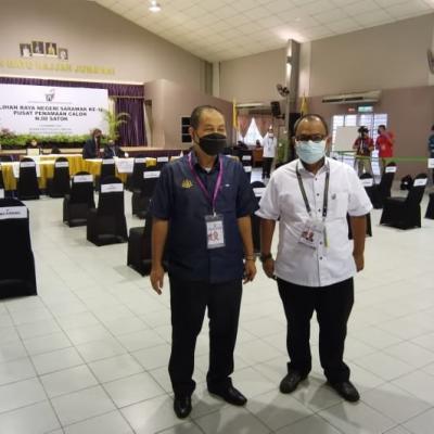 6 DISEMBER 2021- LAWATAN KE DEWAN DATO' HAJJAH JUMAANI, SK. RAKYAT BOLHASSAN KUCHING UNTUK MEMANTAU KEADAAN DAN SITUASI PENAMAAN CALON DI DUN N8 SATOK