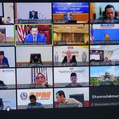 20 DISEMBER 2021- MESYUARAT MAJLIS TINDAKAN PEMBANGUNAN KEMENTERIAN (MTPK), JABATAN PERDANA MENTERI (JPM) BILANGAN 5 TAHUN 2021 SECARA ONLINE