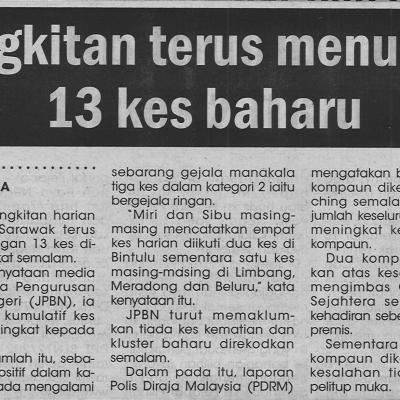 15.1.2022 Utusan Sarawak Pg.5 Jangkitan Terus Menurun 13 Kes Baharu