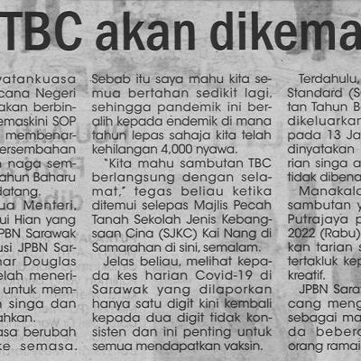 21.1.2022 Utusan Sarawak Pg.4 Sop Tbc Akan Dikemaskini
