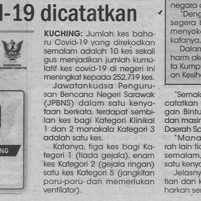 26.1.2022 Utusan Sarawak Pg.4 10 Kes Baharu Covid 19 Dicatatkan