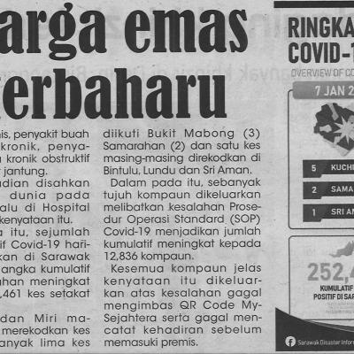 8.1.2022 Utusan Sarawak Pg.6 18 Kes Warga Emas Korban Terbaharu