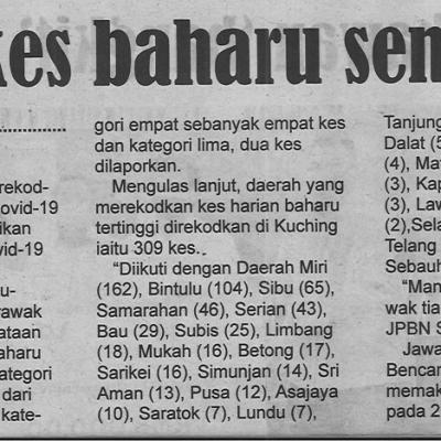 31.3.2022 Utusan Sarawak Pg.4 974 Kes Baharu Semalam