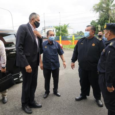 24 MAC 2022 - LAWATAN KE JABATAN PENGANGKUTAN JALAN CAWANGAN SIBU BERSAMA YBHG. DATUK SERI MOHD SALLEHHUDDIN BIN HASSAN, KETUA PENGARAH PUSAT GOVERNANS, INTEGRITI DAN ANTI RASUAH (GIACC) JPM