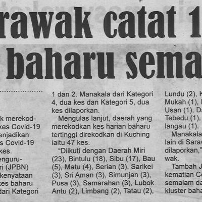 22.4.2022 Utusan Sarawak Pg.4 Sarawak Catat 151 Kes Baharu Semalam