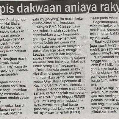 26.6.2022 Mingguan Sarawak Pg. 2 Tepis Dakwaan Aniaya Rakyat