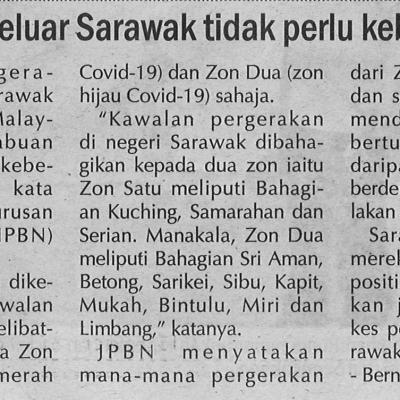 2 Pergerakan Keluar Sarawak Tidak Perlu Kebenaran Polis Utusan Sarawak Ms 4