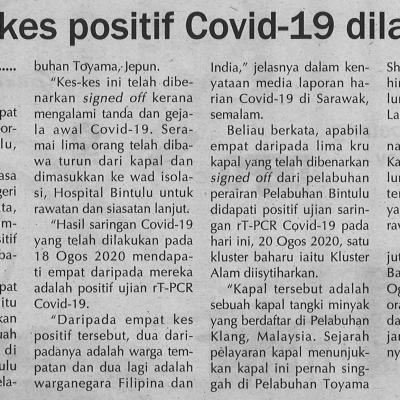 2. Empat Kes Positif Covid 19 Dilaporkan Utusan Sarawak. Pg4