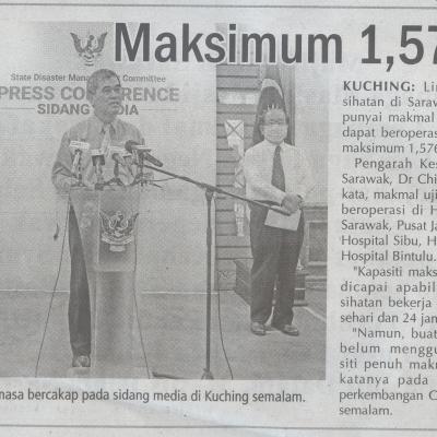2. Maksimum 1576 Ujian Sehari Utusan Sarawak Pg4