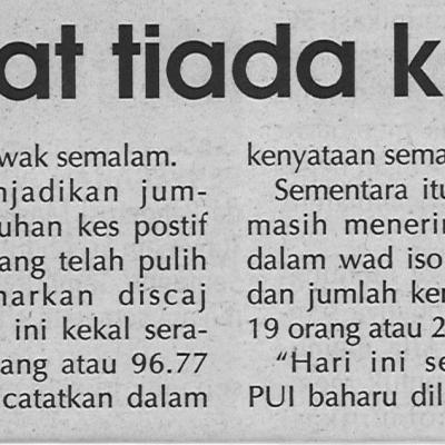 2. Sarawak Terus Catat Tiada Kes Positif Covid 19 20.8.2020. Pg51