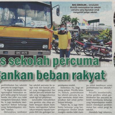 3 Bas Sekolah Percuma Ringankan Beban Rakyat Utusan Sarawak. Pg13