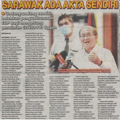 3 Sarawak Ada Akta Sendiri Utusan Borneo. Pg1