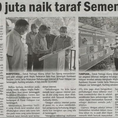 3. Rm30 Juta Naik Taraf Semenggoh 20.8.2020. Pg41