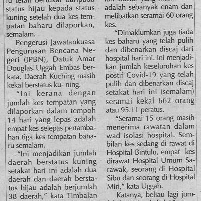 4. Daerah Bintulu Bertukar Status Kuning Utusan Sarawak Pg4