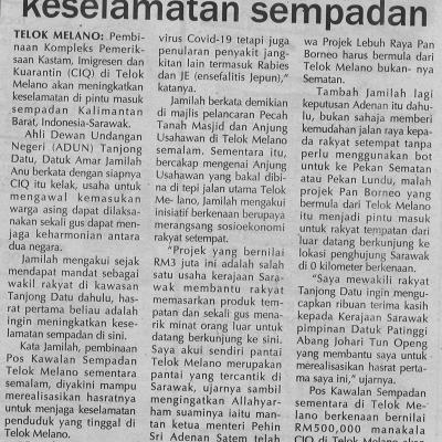 5. Ciq Teluk Melano Tingkat Keselamatan Sempadan Utusan Sarawak. Pg6