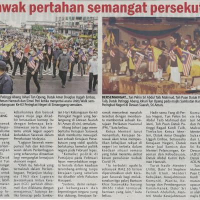 1. Sarawak Pertahan Semangat Persekutuan 1.9.2020. Pg3