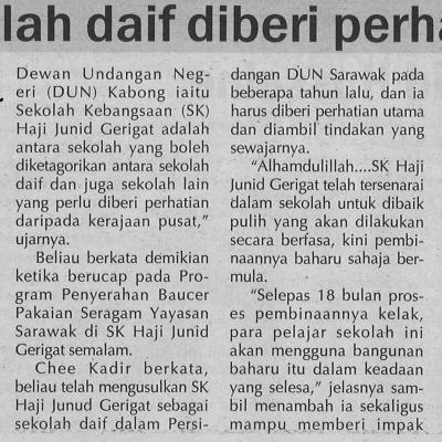 1. Sekolah Daif Diberi Perhatian 4.9.2020. Pg8