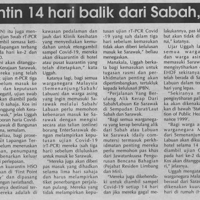 2. Dikuarantin 14 Hari Balik Dari Sabah 29.9.2020. Pg.5