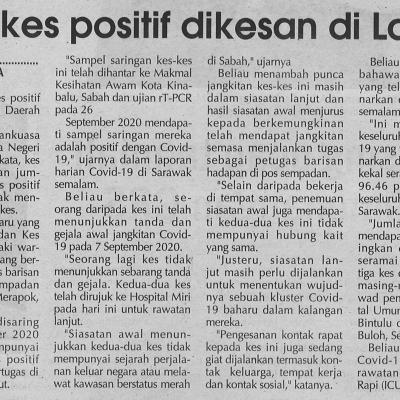 2. Dua Kes Positif Dikesan Di Lawas Utusan Sarawak Pg. 4