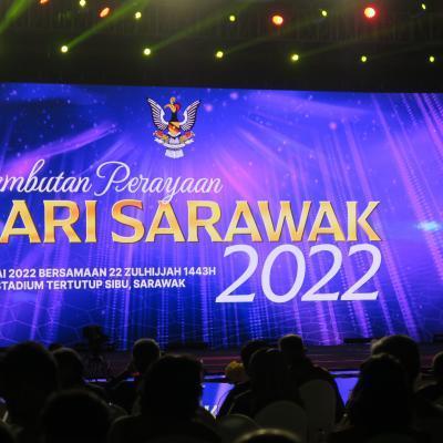 25 JULAI 2022 - MAJLIS SAMBUTAN HARI SARAWAK 2022, STADIUM TERTUTUP SIBU