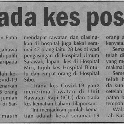 1. Covid 19 Tiada Kes Positif Di Sarawak Utusan Sarawak Pg.4