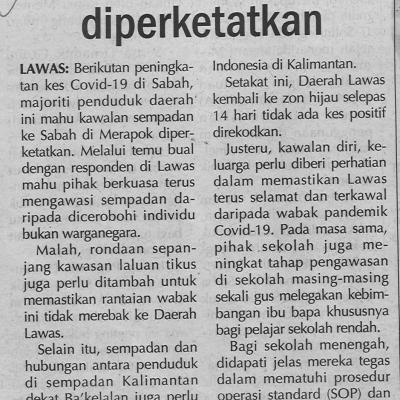 3. Sempadan Merapok Diperketatkan Utusan Sarawak Pg.4