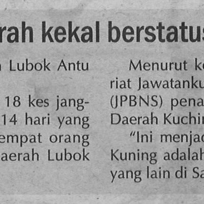 3. Tiga Daerah Kekal Berstatus Kuning Utusan Sarawak Pg.4