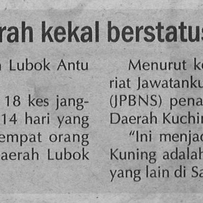 3. Tiga Daerah Kekal Berstatus Kuning Utusan Sarawak Pg.4