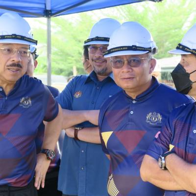 6 OGOS 2022 - Lawatan ke tapak Projek Pembangunan Semula Sekolah Daif di SK Kampung Empila, Samarahan bersama rombongan KSN.