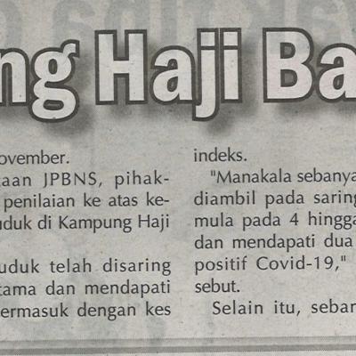 11.11.2020 Utusan Sarawak Pg.4 Pkpd Kampung Haji Baki Dilanjutkan