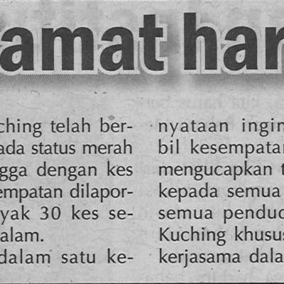 27.11.2020 Utusan Sarawak Pg.4 Pkpb Di Kuching Tamat Hari Ini 11.59 Malam