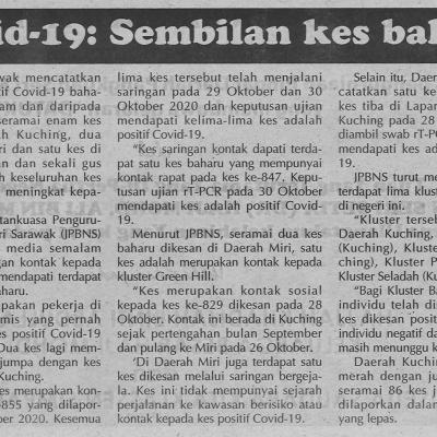 Keratan Akhbar November 2020