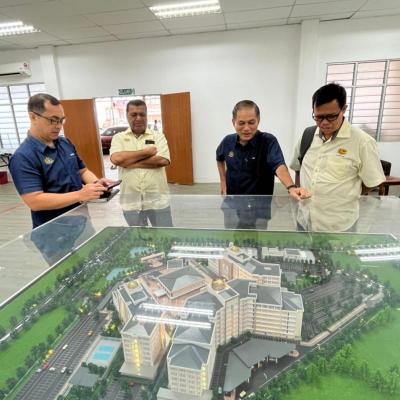 8 SEPTEMBER 2022 - Lawatan ke Tapak Pembinaan Bangunan Gunasama Persekutuan Kota Bharu di Tunjong, Kelantan.